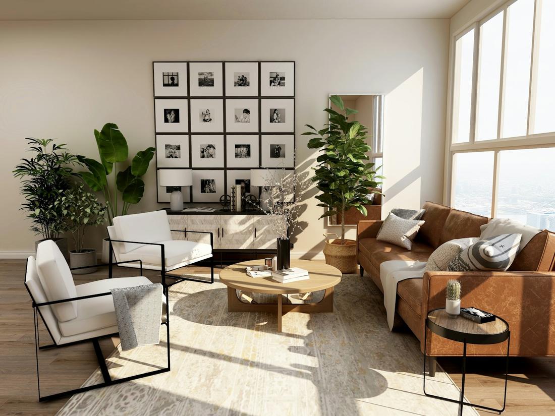 Intérieur lumineux mis en valeur par Home View